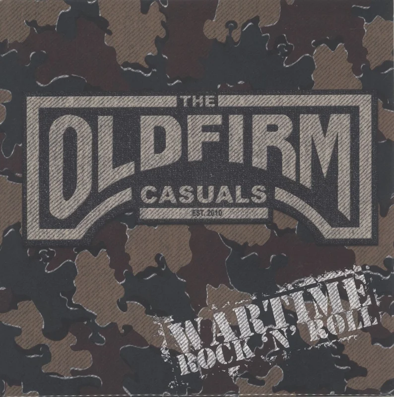 The Old Firm Casuals Wartime Rock 'N' Roll - Camouflage Vinyl US 12" vinyl