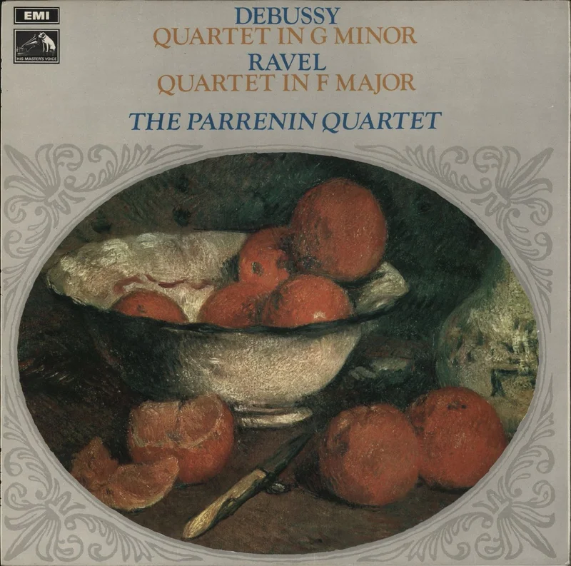 The Parrenin Quartet Debussy: Quartet In G Minor / Ravel: Quartet In F Major UK Vinyl LP
