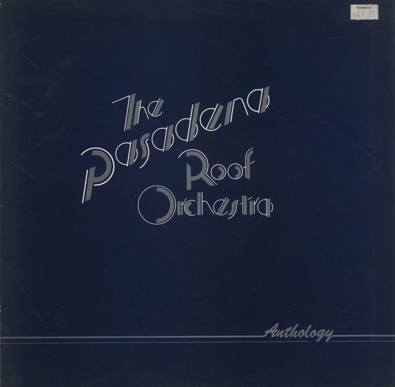 The Pasadena Roof Orchestra Anthology UK Vinyl LP