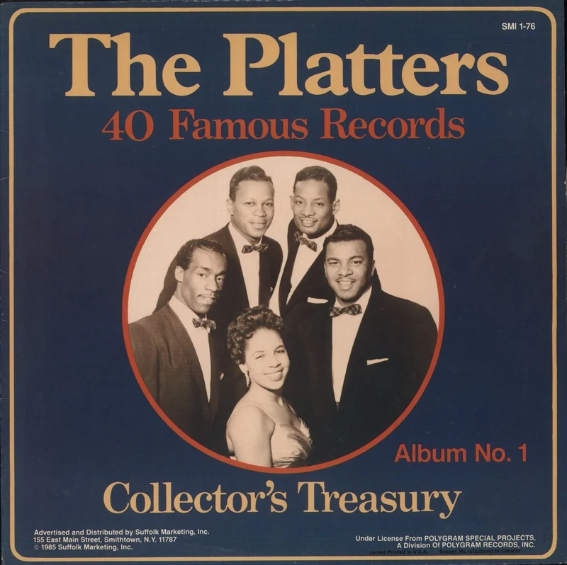 The Platters 40 Famous Records: Collector's Treasury - Nos. 1-3 UK 3-LP vinyl set