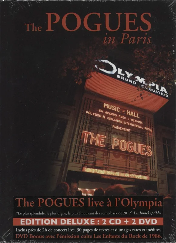 The Pogues The Pogues In Paris - 2-CD/2-DVD - Sealed UK 4-CD set
