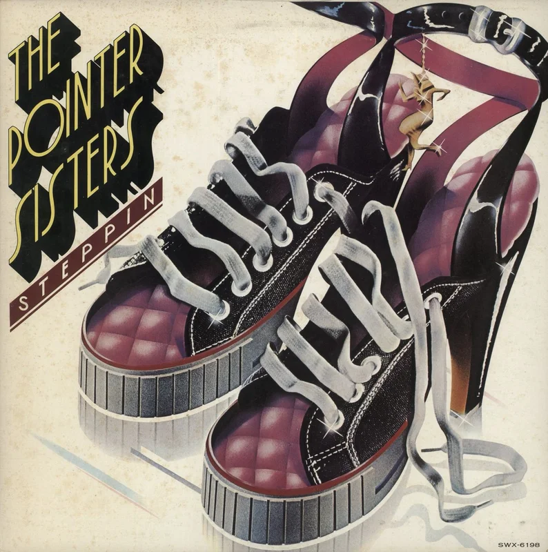 The Pointer Sisters Steppin' Japanese Promo Vinyl LP