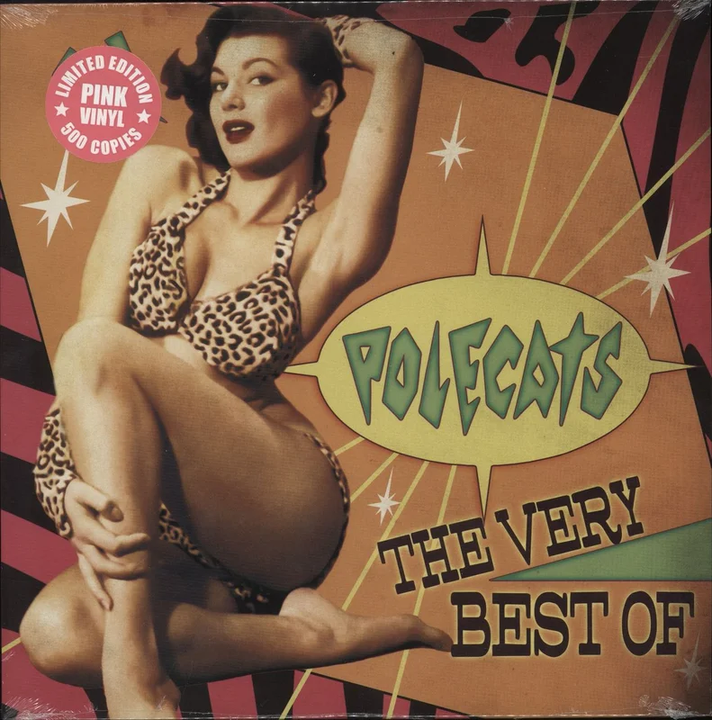 The Polecats The Very Best Of - Pink Vinyl - Sealed US Vinyl LP