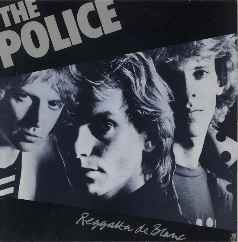 The Police Reggatta De Blanc - Gold Promo Stamped US Promo Vinyl LP