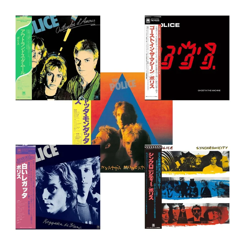 The Police SHM-CD Japanese 5-Album Bundle | 'Mini-LP' Card Sleeve Editions - Sealed Japanese SHM CD