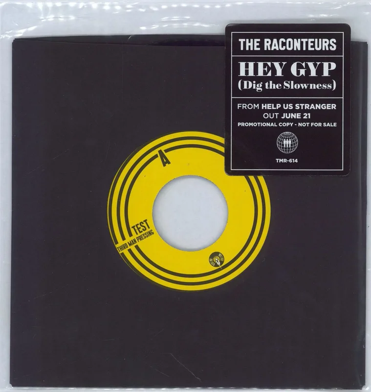 The Raconteurs Hey Grip (Dig The Slowness) US Promo 7" vinyl