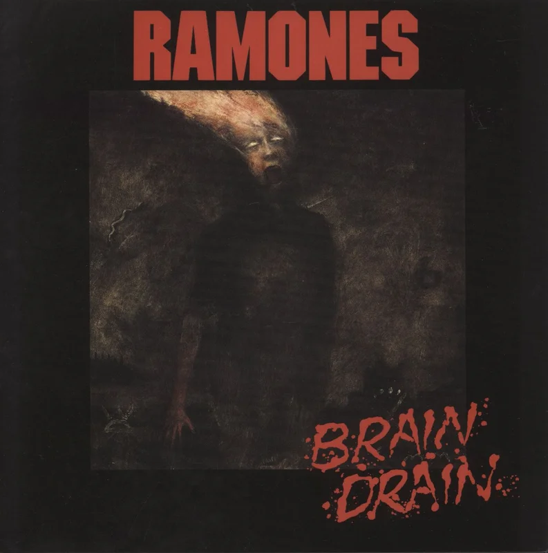 The Ramones Brain Drain - Clear Vinyl UK Vinyl LP