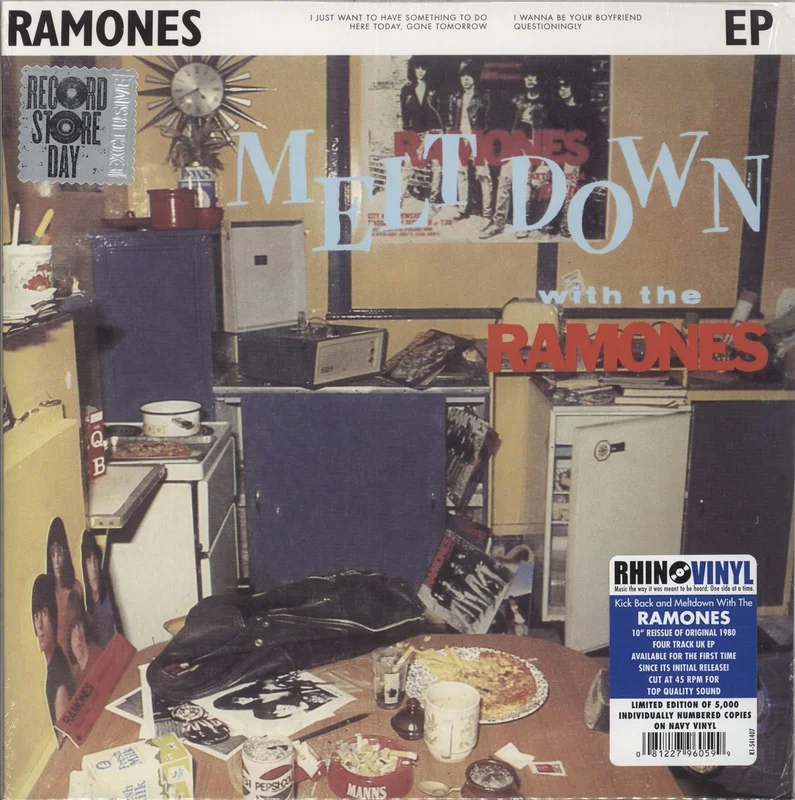 The Ramones Meltdown With The Ramones - Navy - RSD - Sealed US 10" vinyl
