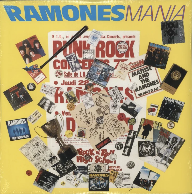 The Ramones Ramones Mania - Record Store Day - Blue/Green Split Vinyl - Sealed German 2-LP vinyl set