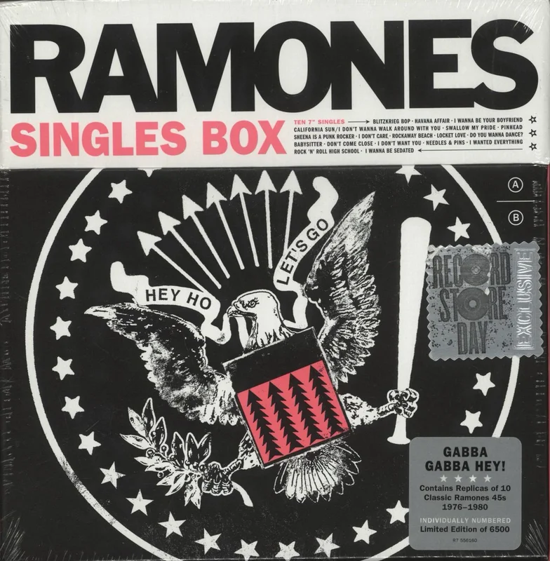 The Ramones Singles Box - RSD17 - Numbered - Sealed UK 7" box set