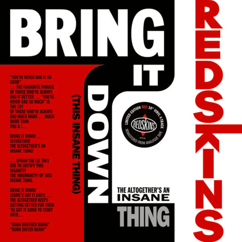 THE REDSKINS Bring It Down (This Insane Thing)