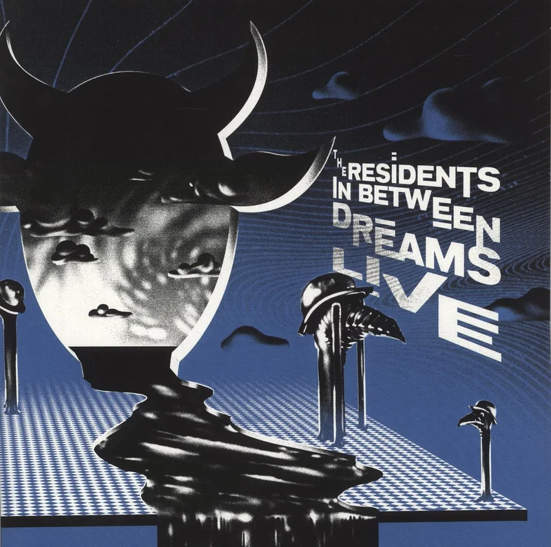 The Residents In Between Dreams Live - Black & White Swirl Vinyl US 2-LP vinyl set