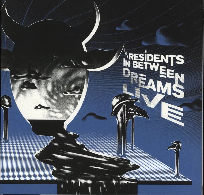 The Residents In Between Dreams Live - Blue, Black & White Vinyl US 2-LP vinyl set