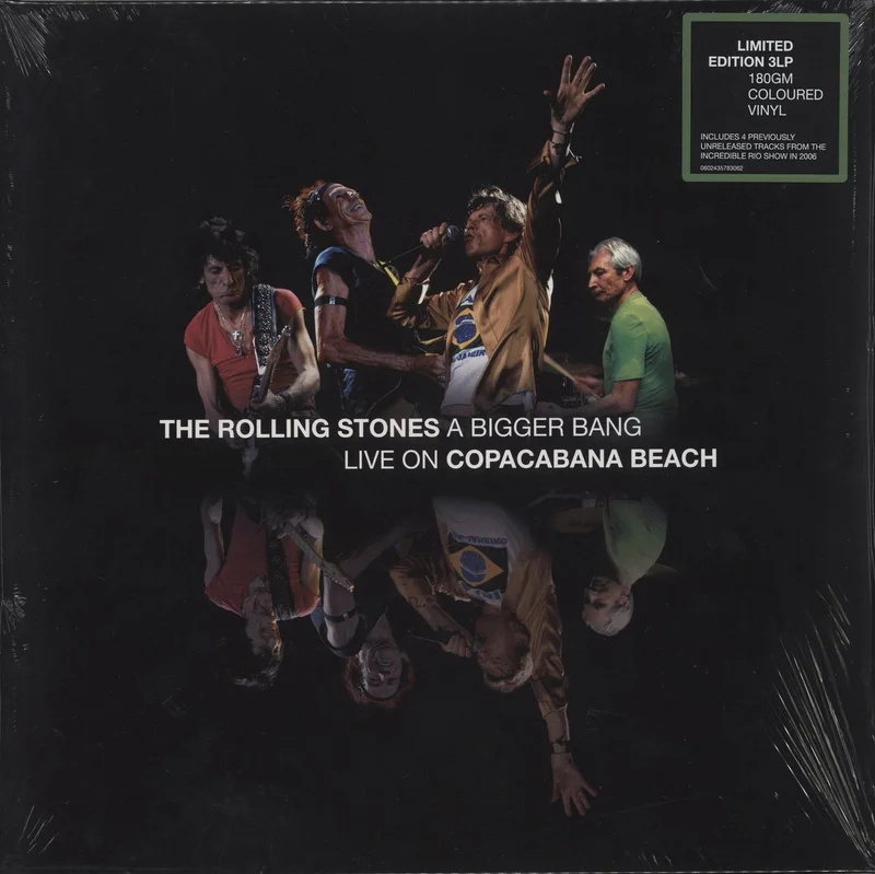 The Rolling Stones A Bigger Bang: Live On Copacabana Beach 3LP UK 3-LP vinyl set