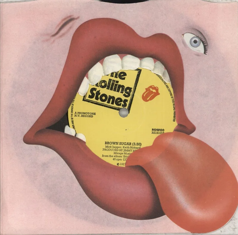 The Rolling Stones Brown Sugar - Solid UK 7" vinyl