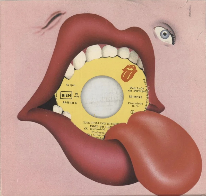 The Rolling Stones Fool To Cry Portuguese 7" vinyl