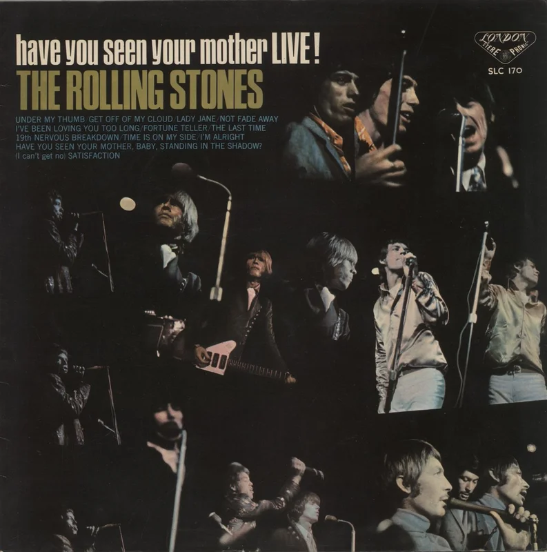 The Rolling Stones Have You Seen Your Mother Live! - VG Japanese Vinyl LP