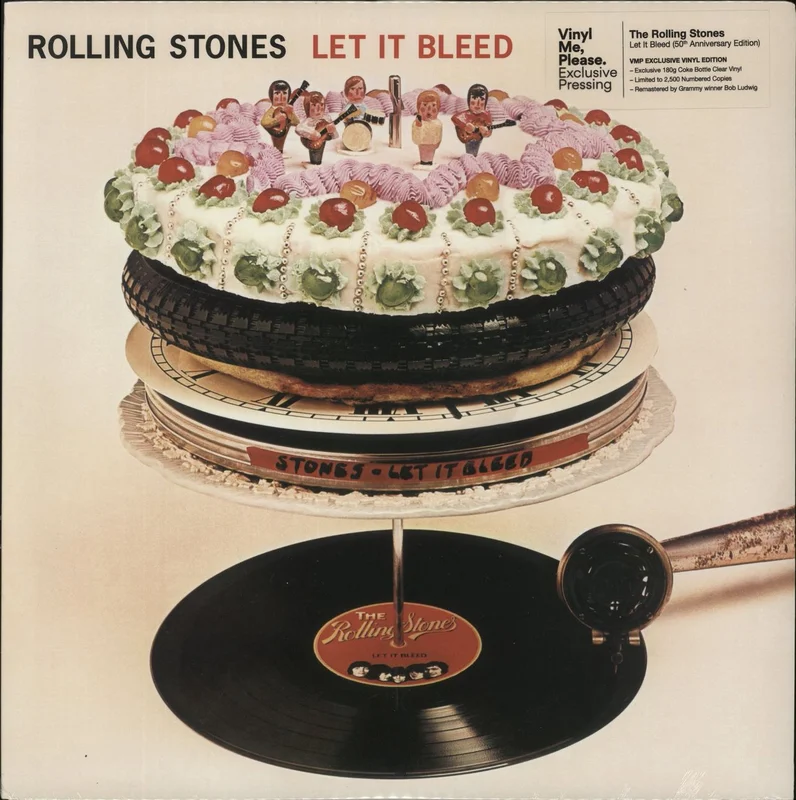 The Rolling Stones Let It Bleed - 180gm Coke Bottle Clear Vinyl - VMP - Sealed UK Vinyl LP