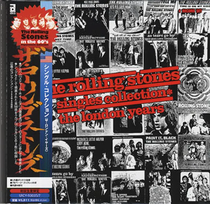The Rolling Stones Singles Collection: The London Years + Obi Japanese 3-CD set