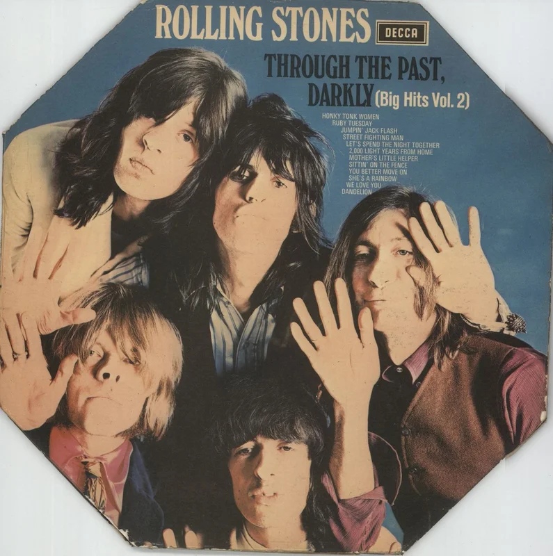 The Rolling Stones Through The Past Darkly - 1st - G UK Vinyl LP