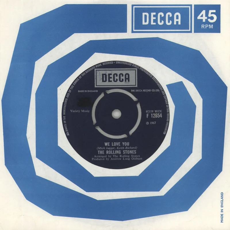The Rolling Stones We Love You - 1st [B] - EX UK 7" vinyl
