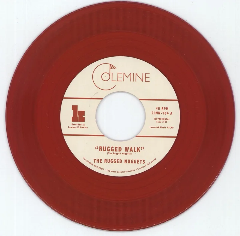 The Rugged Nuggets The Rugged Walk - Red Vinyl US 7" vinyl