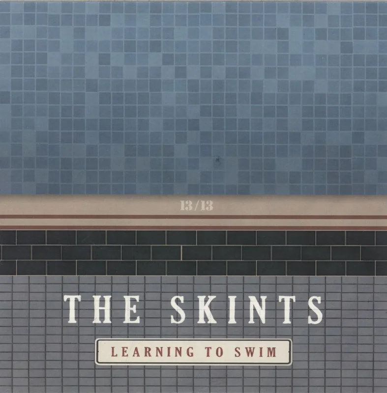 The Skints Learning To Swim - Blue UK Vinyl LP