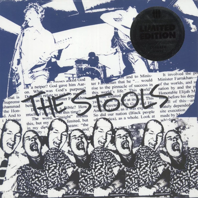 The Stools When I Left EP - Blue Vinyl US 7" vinyl
