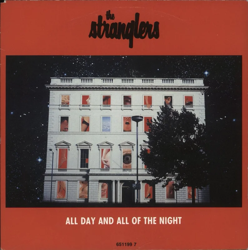 The Stranglers All Day And All Of The Night - Wide Centre Dutch 7" vinyl