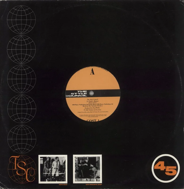 The Style Council It Didn't Matter UK Promo 12" vinyl