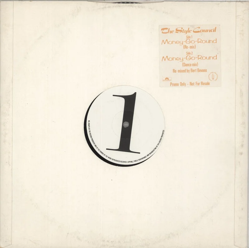 The Style Council Money Go Round UK Promo 12" vinyl
