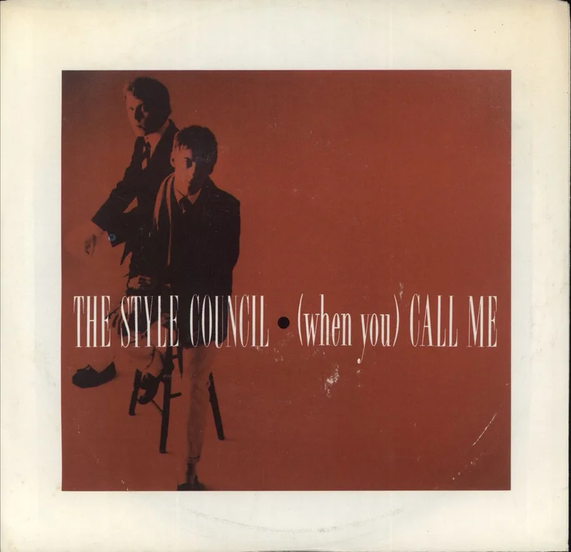 The Style Council (When You) Call Me US 7" vinyl