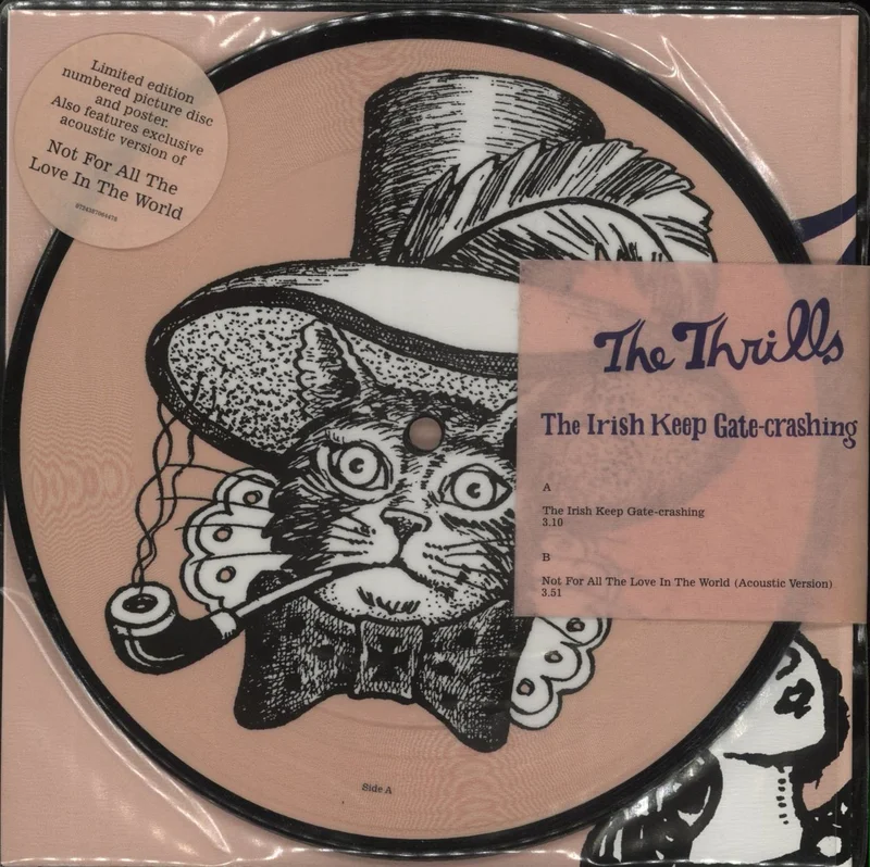 The Thrills The Irish Keep Gate-Crashing - Sealed UK 7" picture disc