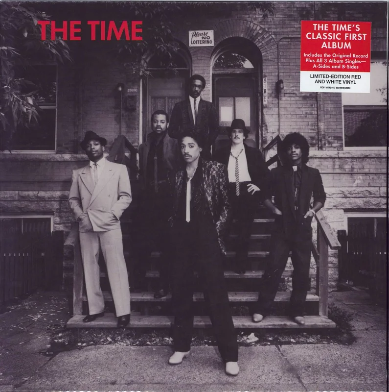 The Time The Time - Red & White Vinyl - Sealed UK 2-LP vinyl set
