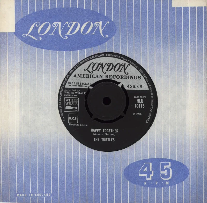 The Turtles Happy Together UK 7" vinyl