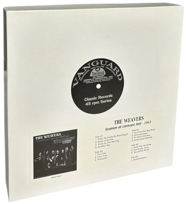 The Weavers Reunion At Carnegie Hall 1963 - 45rpm 180 Gram Vinyl US Vinyl box set