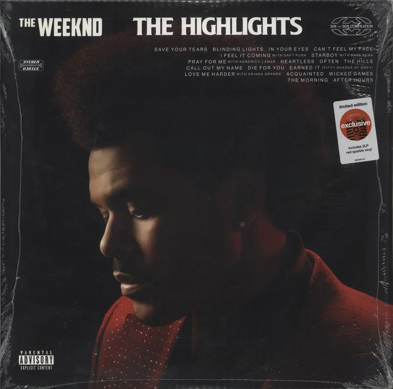 The Weeknd The Highlights - Red Sparkle Vinyl - Sealed US 2-LP vinyl set