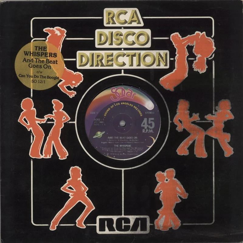 The Whispers And The Beat Goes On UK 12" vinyl