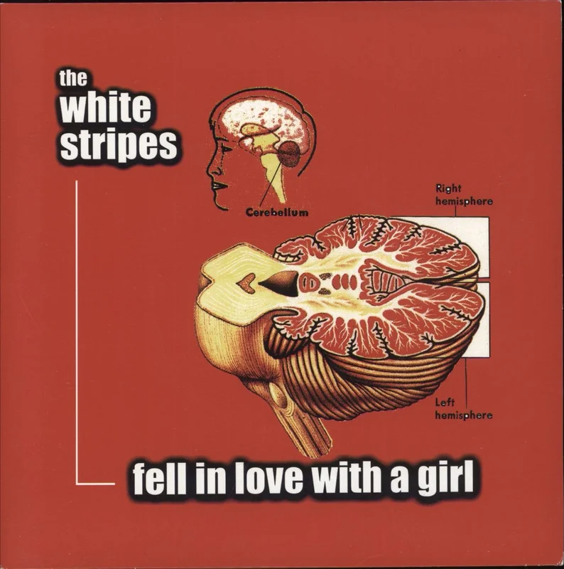 The White Stripes Fell In Love With A Girl - RSD 2012 - Red Vinyl US 7" vinyl