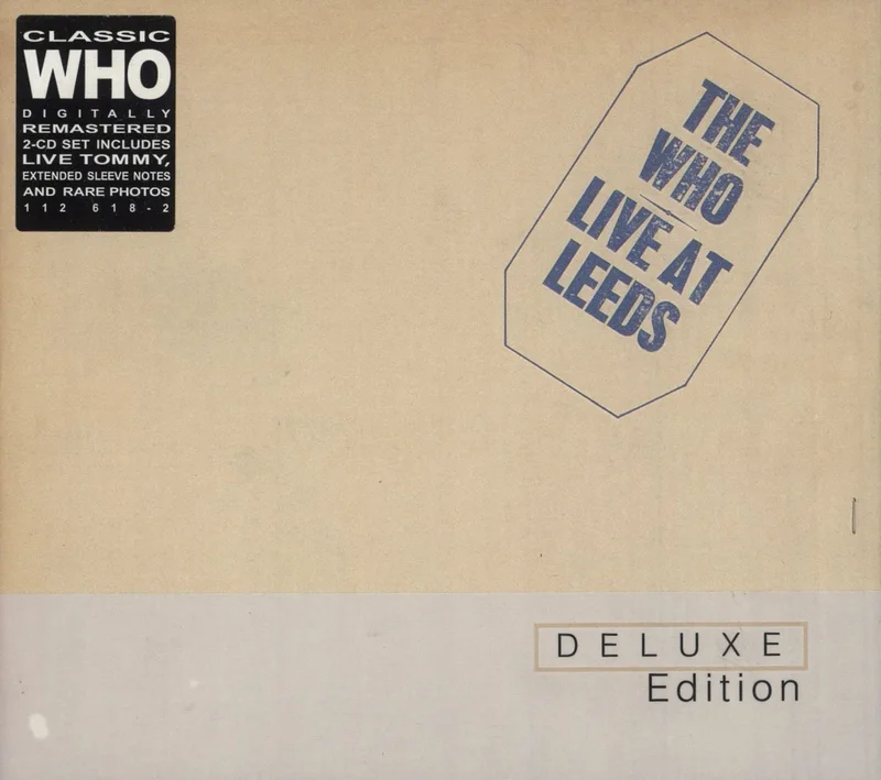 The Who Live At Leeds: Deluxe Edition UK 2-CD album set