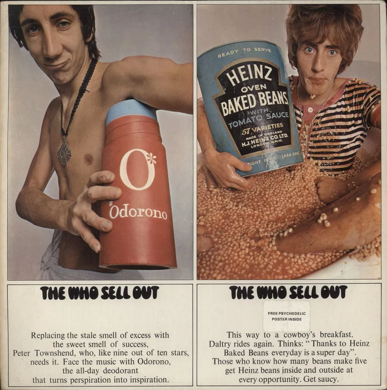 The Who Sell Out + Poster + Stickered UK Vinyl LP