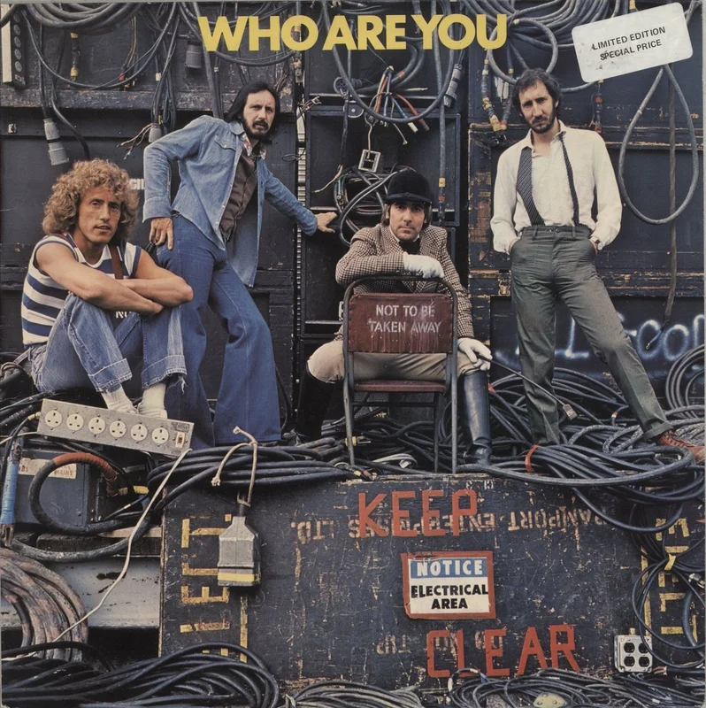 The Who Who Are You - Limited Edition Sticker UK Vinyl LP