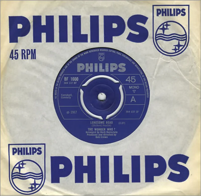 The Wonder Who Lonesome Road UK 7" vinyl
