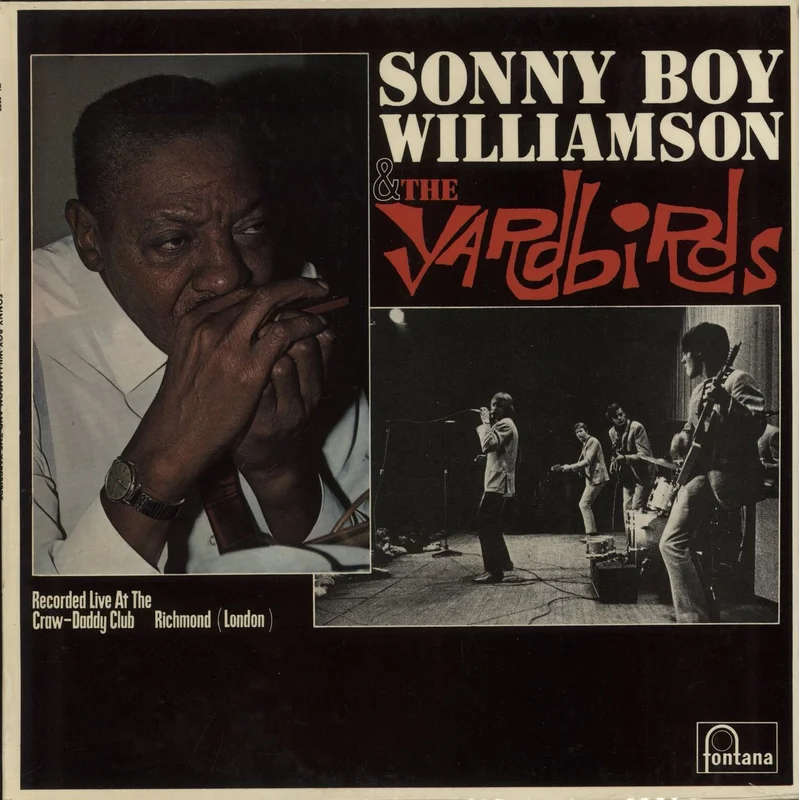 The Yardbirds Sonny Boy Williamson & The Yardbirds - 1st UK Vinyl LP