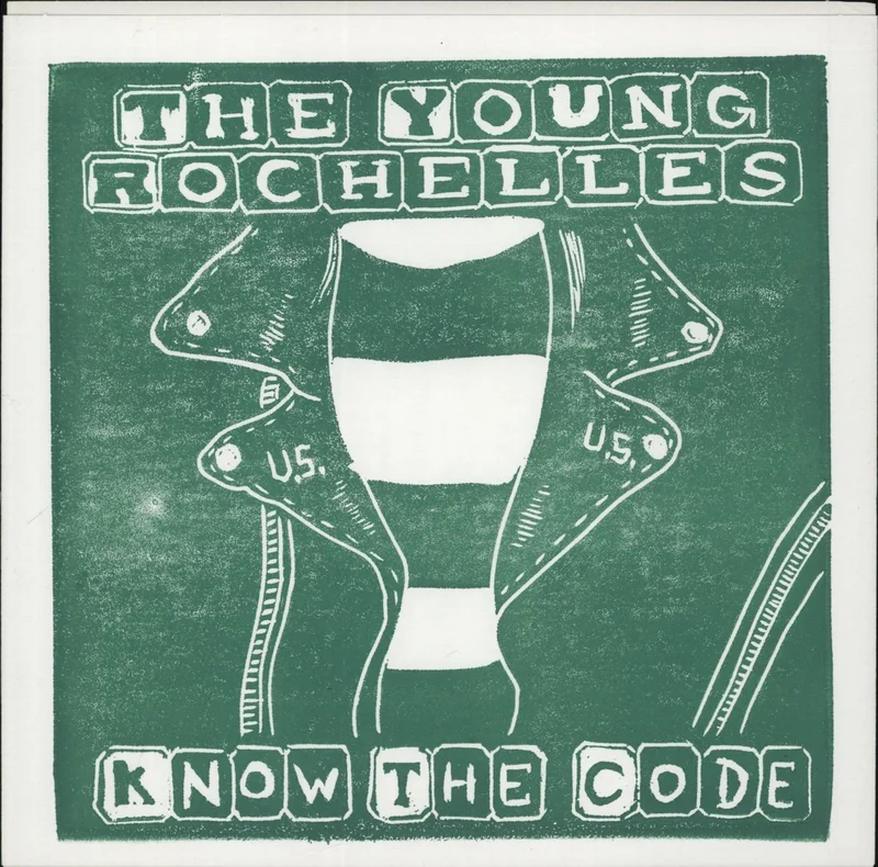 The Young Rochelles Know The Code - Green Vinyl US 7" vinyl