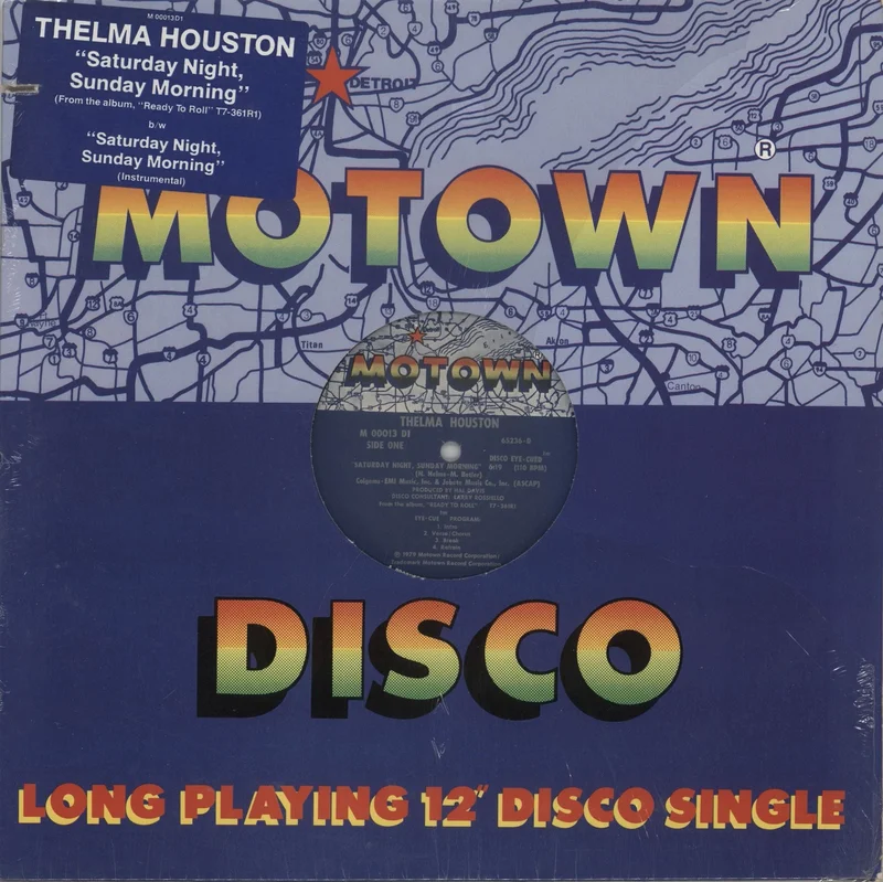 Thelma Houston Saturday Night Sunday Morning US 12" vinyl