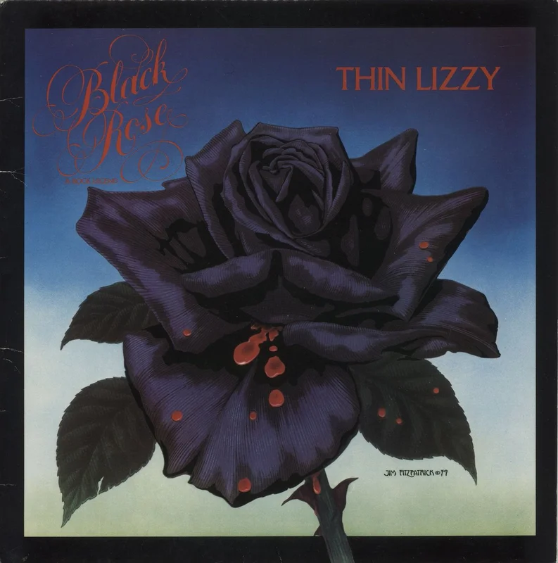 Thin Lizzy Black Rose + Inner - VG UK Vinyl LP