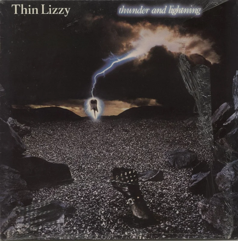 Thin Lizzy Thunder And Lightning - EX - Shrink UK Vinyl LP