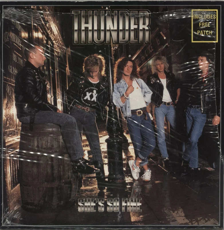 Thunder She's So Fine UK 7" vinyl