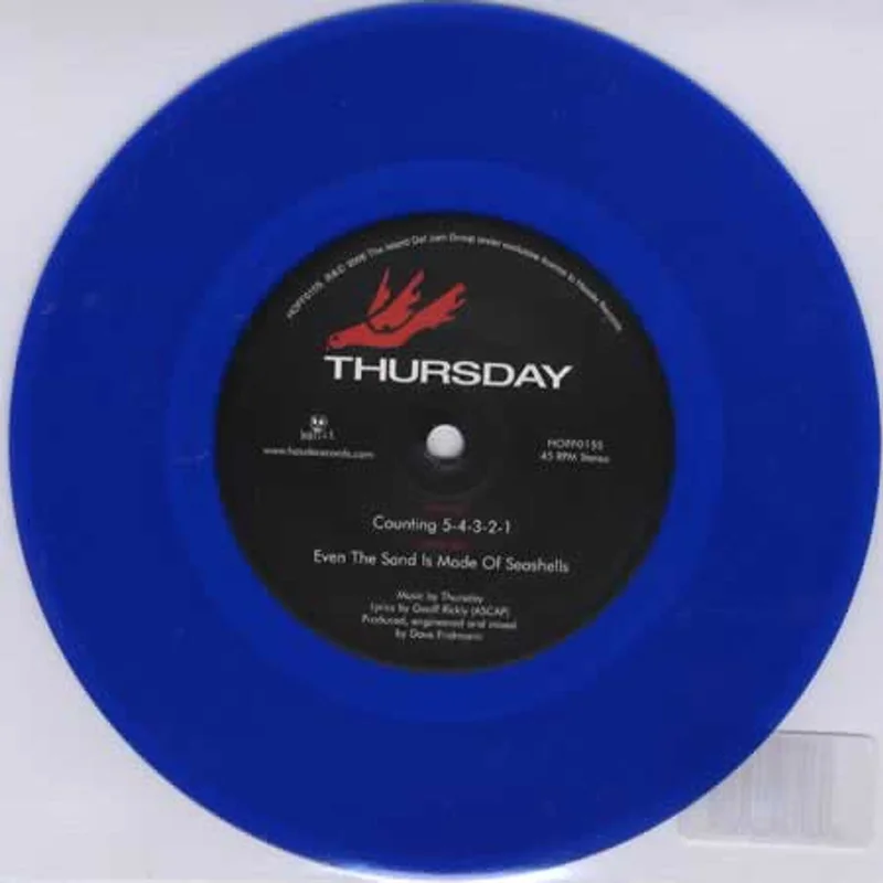 Thursday Counting 5-4-3-2-1 - Blue UK 7" vinyl